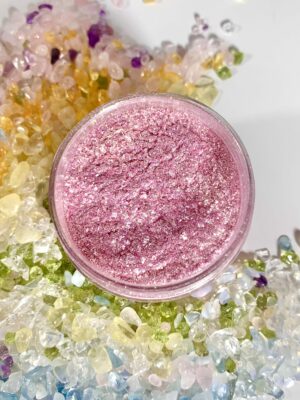 Diamond Sparkle Dust in Pink is Stunning. Perfect for DIY gender reveal candles